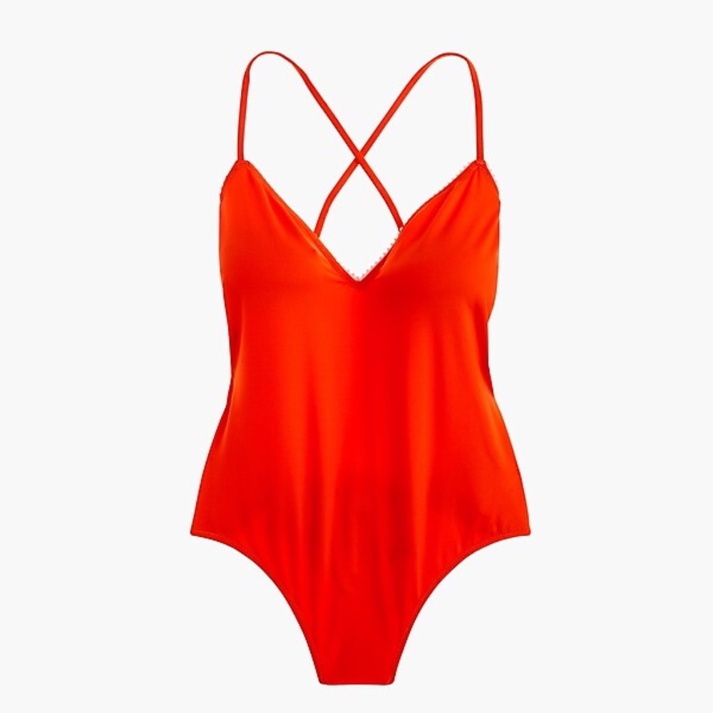 J.Crew Playa Key West X-back one-piece swimsuit